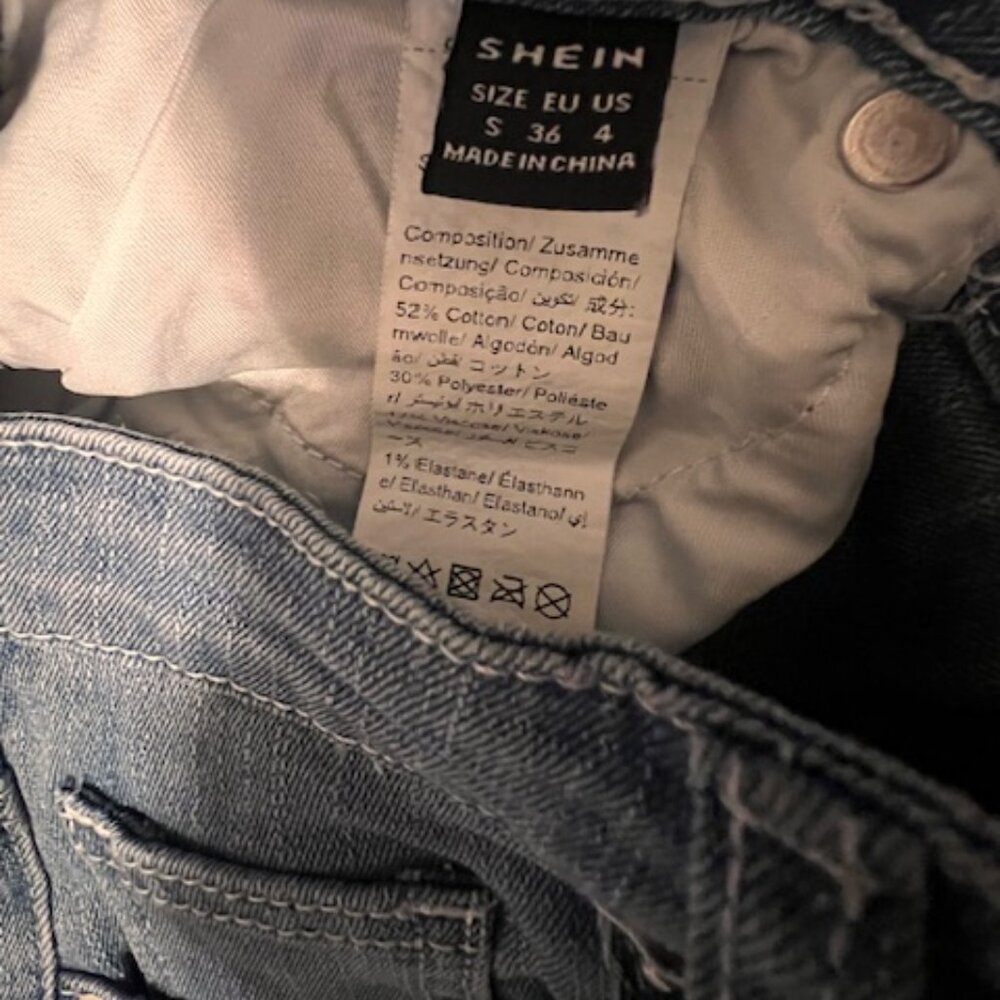 Shein jeans wide leg